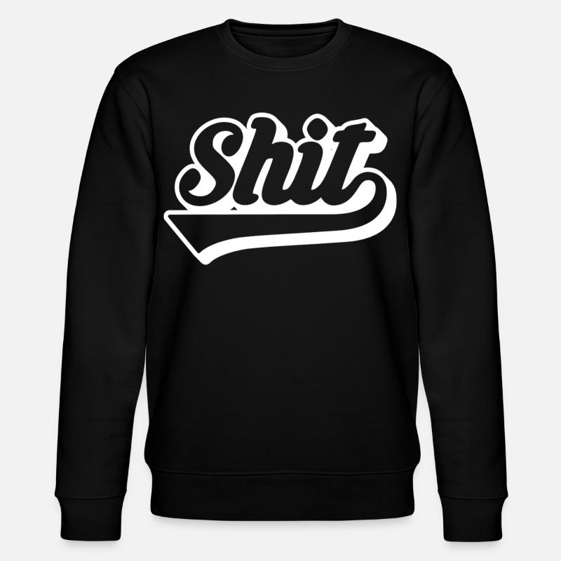 Merde Rétro Script - Sweat bio CHANGER Stanley/Stella Unisexe - noir