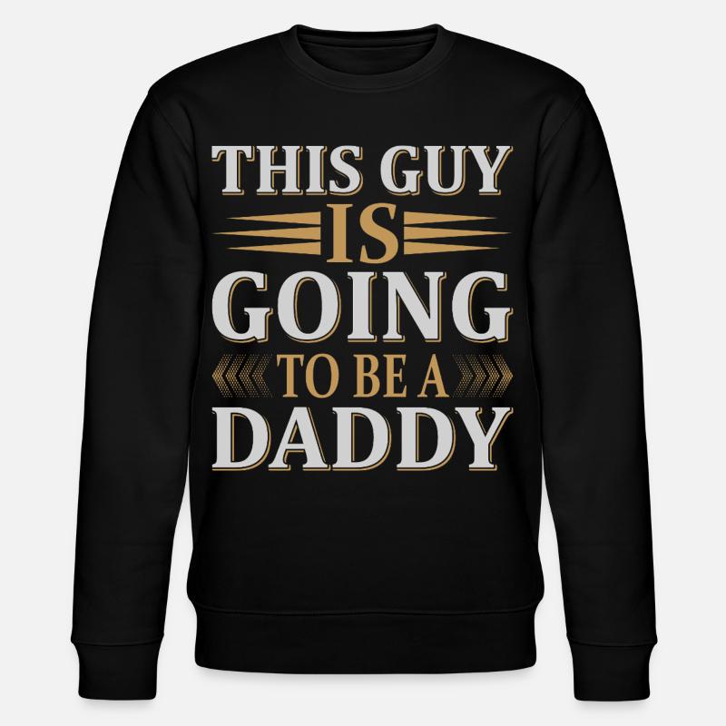 Zukünftige Daddy-Ankündigung - Stanley/Stella Unisex Bio-Sweatshirt CHANGER  - Schwarz