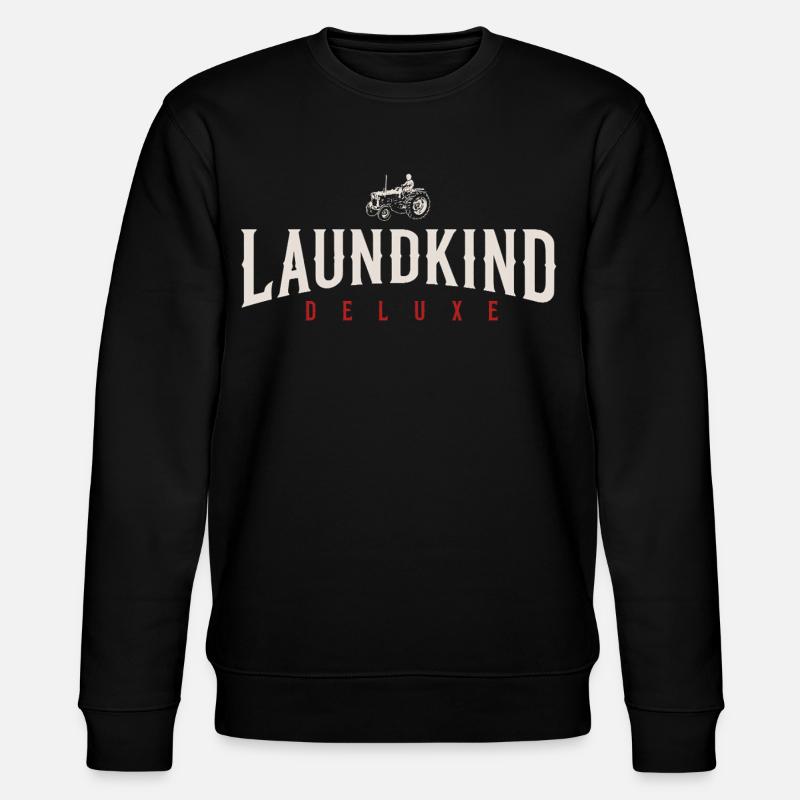 Laundkind - Stanley/Stella Unisex Bio-Sweatshirt CHANGER  - Schwarz