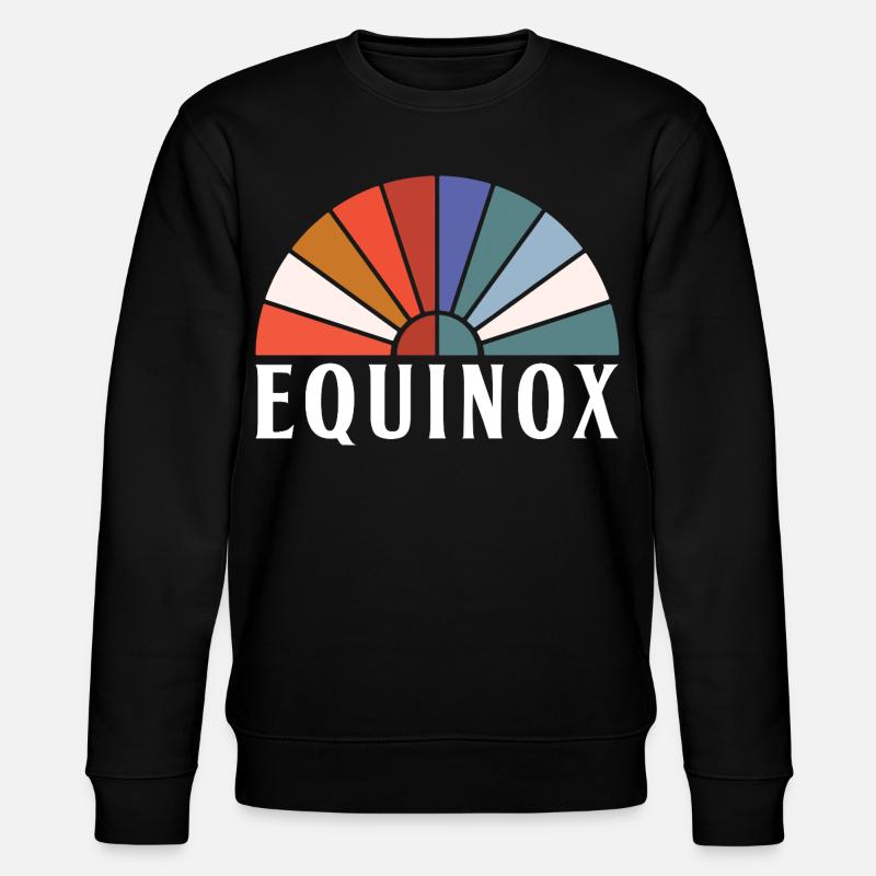 Equinox Happy Easter Ostara Eostre - Stanley/Stella CHANGER Unisex Organic Sweatshirt - black
