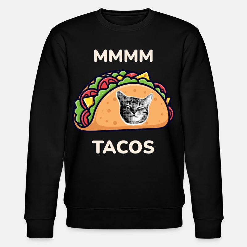 MMMM Tacos - Stanley/Stella Unisex Bio-Sweatshirt CHANGER  - Schwarz