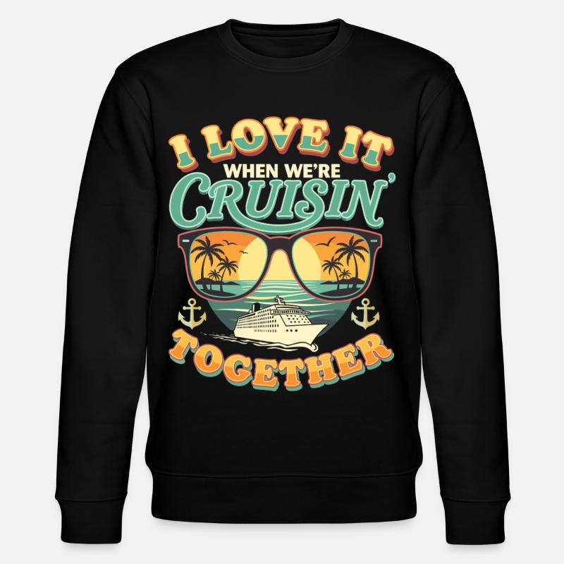 Croisière Cruise Ship Vacances - Sweat bio CHANGER Stanley/Stella Unisexe - noir