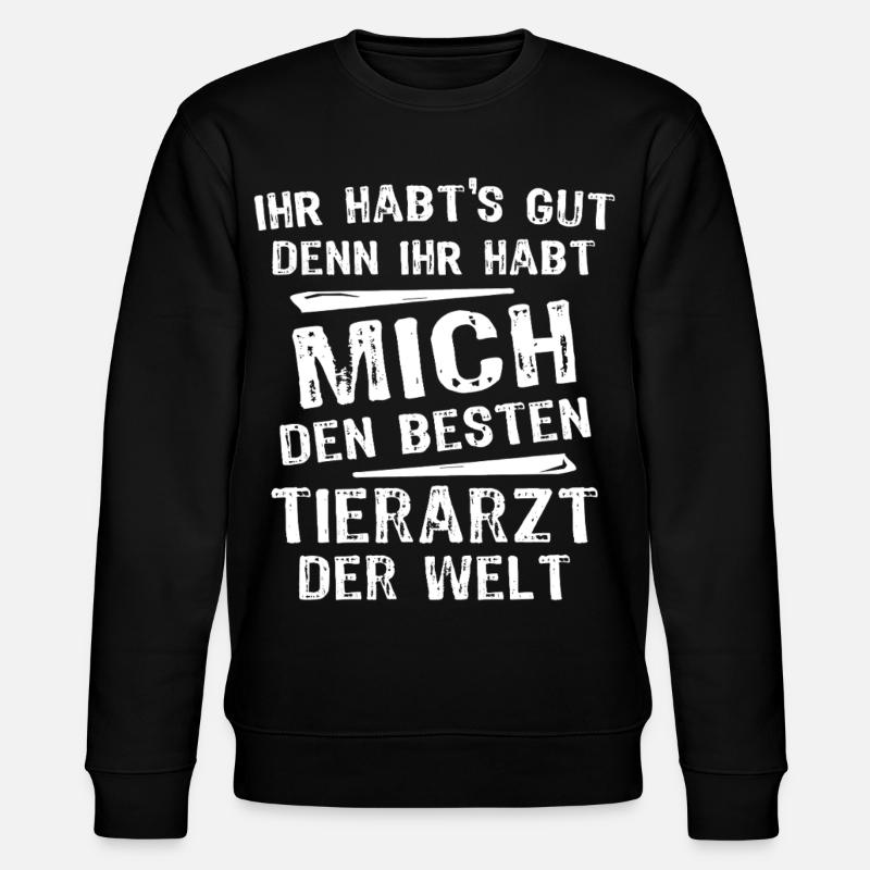 Tierarzt - Stanley/Stella Unisex Bio-Sweatshirt CHANGER - Schwarz