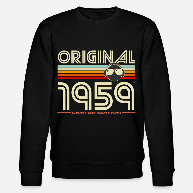 Rétro 1959 Édition Limitée - Sweat bio CHANGER Stanley/Stella Unisexe - noir