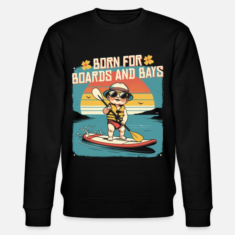 Stand Up Paddle - Stanley/Stella Unisex Bio-Sweatshirt CHANGER  - Schwarz