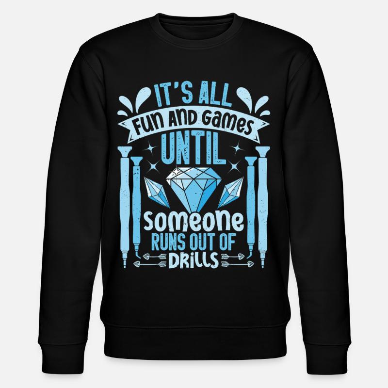  Diamond Painting Drill Collection Tools Diamond - Stanley/Stella CHANGER Unisex Organic Sweatshirt - black