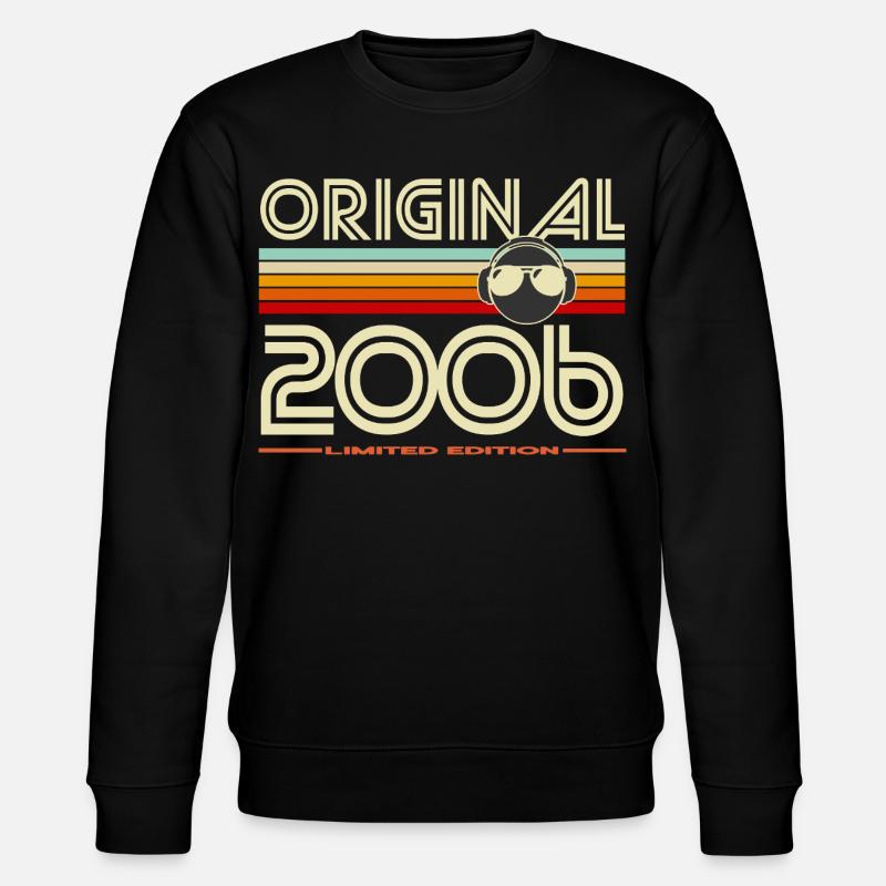 Retro 2006 Limited Edition - Stanley/Stella Unisex Bio-Sweatshirt CHANGER  - Schwarz