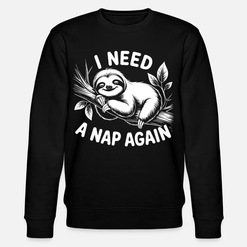 Ich brauch nen Nap - Stanley/Stella Unisex Bio-Sweatshirt CHANGER - Schwarz