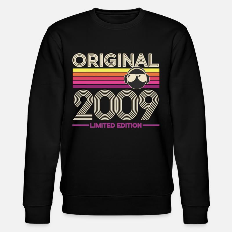 Originalausgabe 2009 - Stanley/Stella Unisex Bio-Sweatshirt CHANGER  - Schwarz