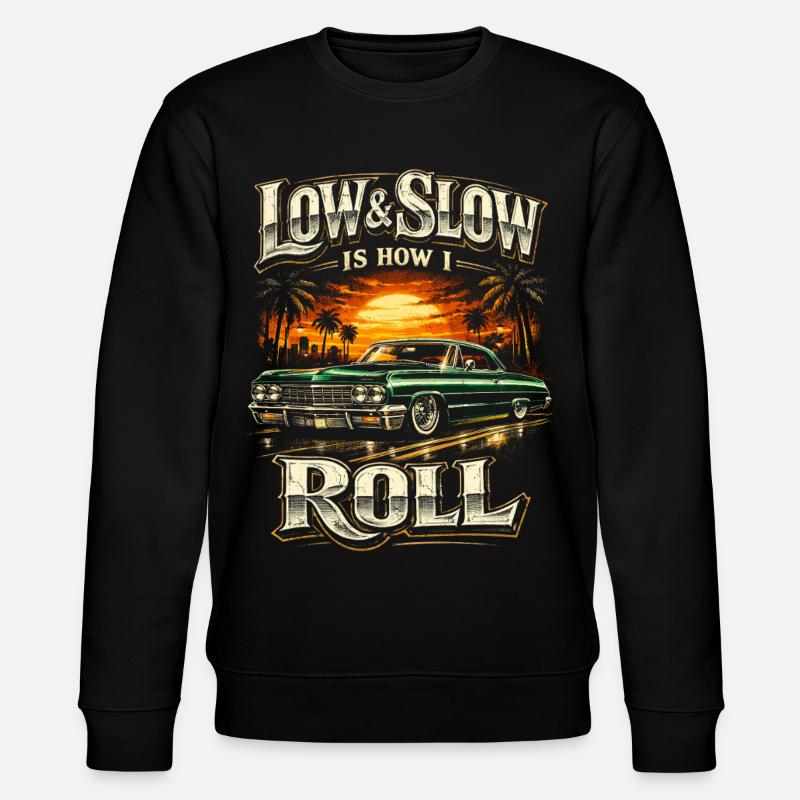 Lowrider Auto Low And Slow - Sweat bio CHANGER Stanley/Stella Unisexe - noir