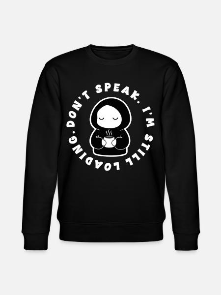 Cafe I'm Still Loading Manga - Stanley/Stella CHANGER Unisex Organic Sweatshirt - black