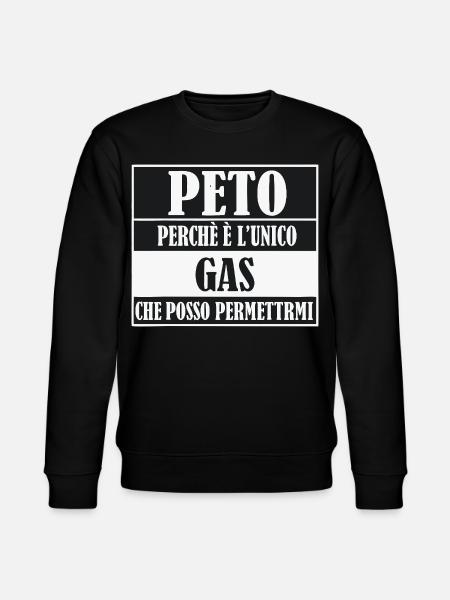Peto Perche Unico Gas - Stanley/Stella Unisex Bio-Sweatshirt CHANGER  - Schwarz