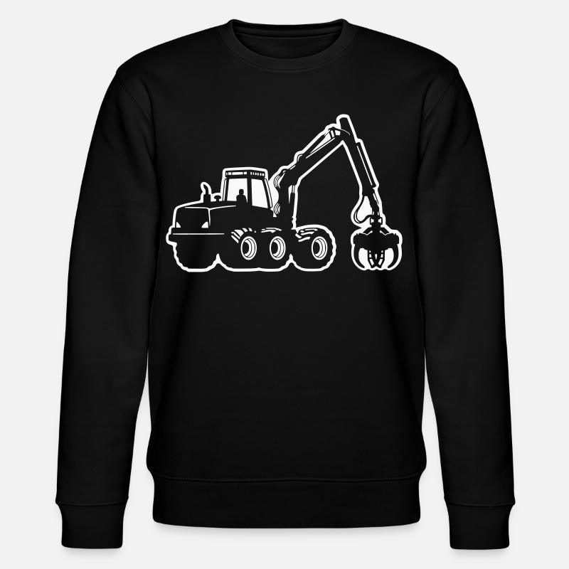 Silhouette de moissonneuse - Sweat bio CHANGER Stanley/Stella Unisexe - noir