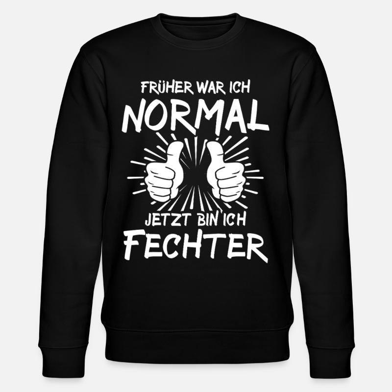 Fechter - Stanley/Stella Unisex Bio-Sweatshirt CHANGER  - Schwarz