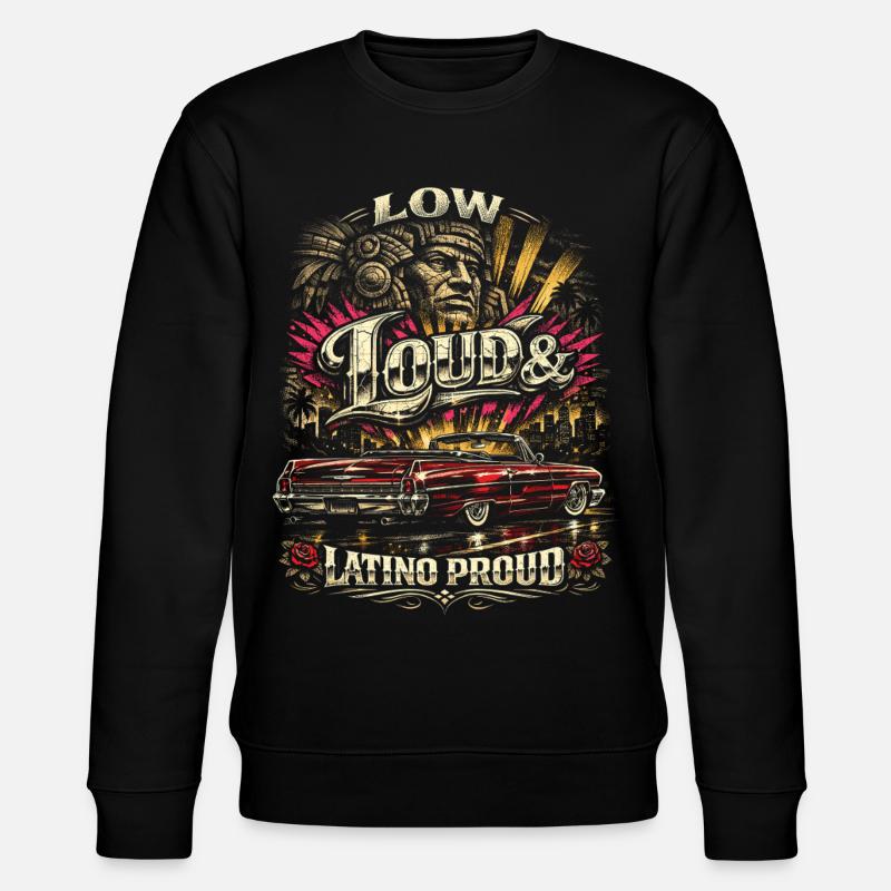 Lowrider Auto Low Bruyant Latino Proud - Sweat bio CHANGER Stanley/Stella Unisexe - noir