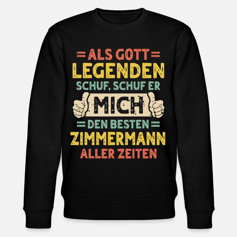 Zimmermann - Stanley/Stella Unisex Bio-Sweatshirt CHANGER  - Schwarz