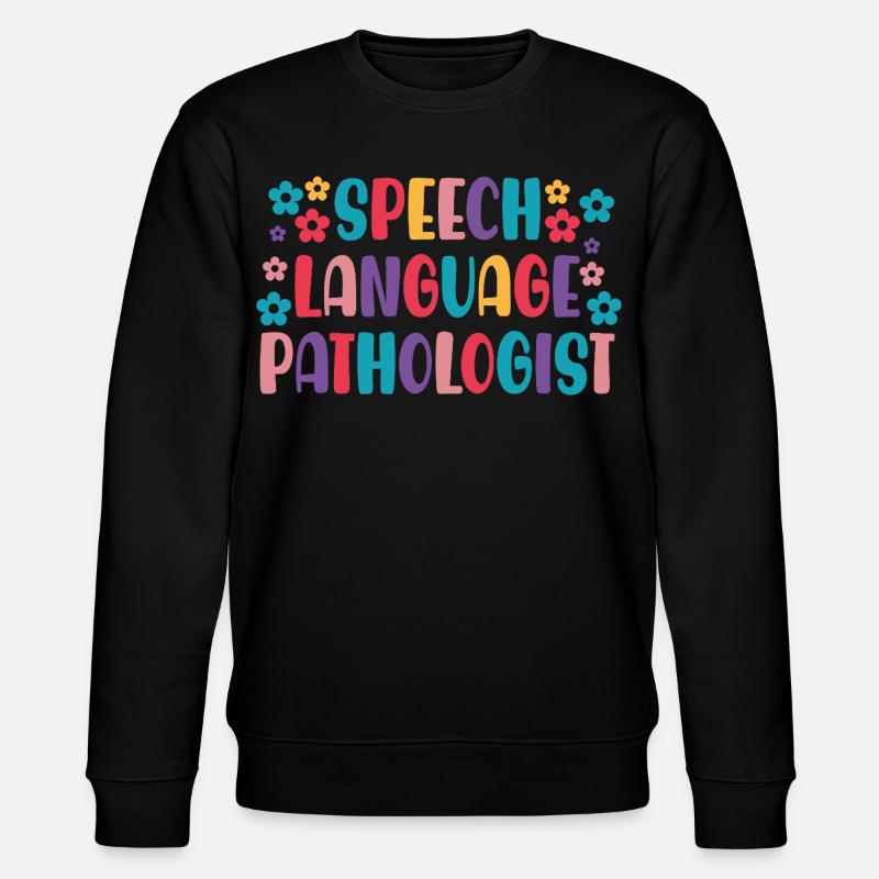 Sprachtherapeutin SLP - Stanley/Stella Unisex Bio-Sweatshirt CHANGER  - Schwarz