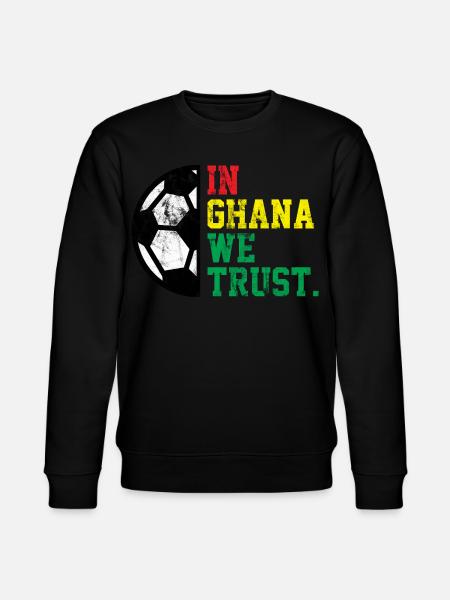 In Ghana we trust - Stanley/Stella Unisex Bio-Sweatshirt CHANGER - Schwarz