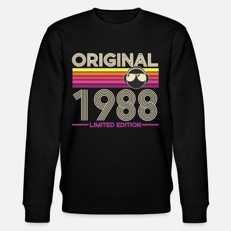 Original 1988 Rétro Édition - Sweat bio CHANGER Stanley/Stella Unisexe - noir