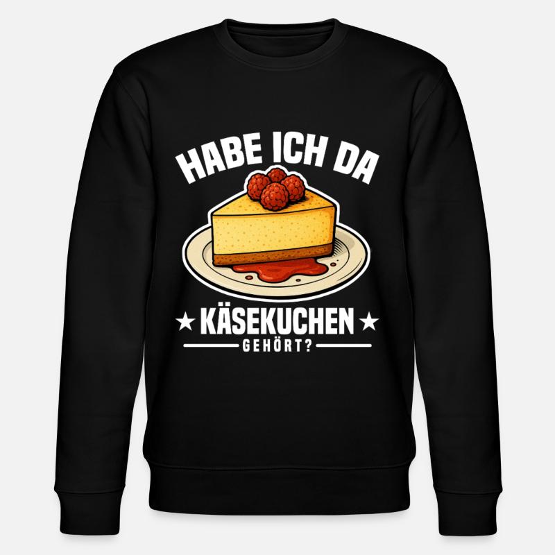 Käsekuchen - Stanley/Stella Unisex Bio-Sweatshirt CHANGER  - Schwarz