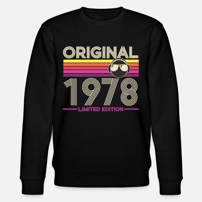Original 1978 Retro Édition Limitée - Sweat bio CHANGER Stanley/Stella Unisexe - noir