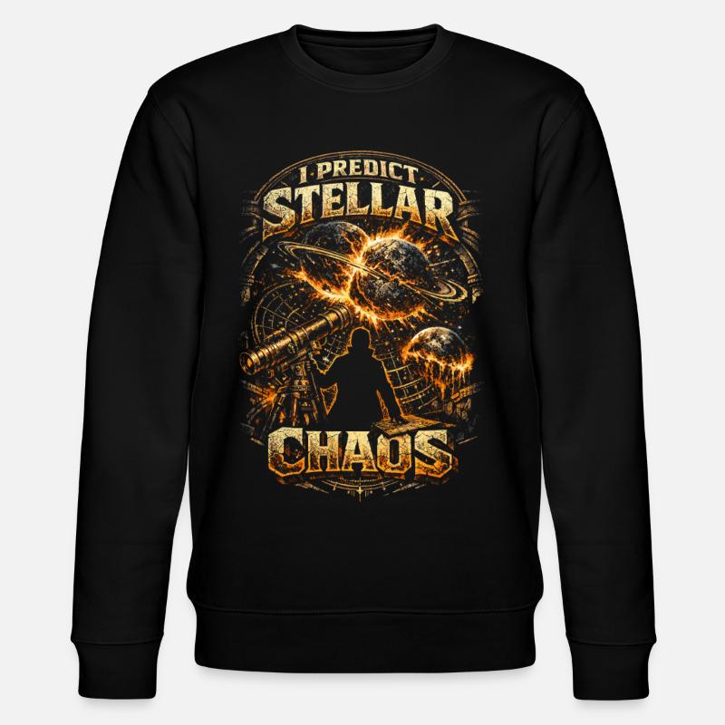 Astronomie Astronom - Stanley/Stella Unisex Bio-Sweatshirt CHANGER  - Schwarz