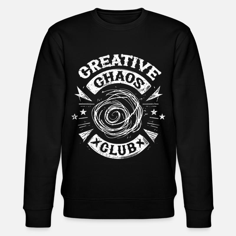 Dessin griffonné - Sweat bio CHANGER Stanley/Stella Unisexe - noir