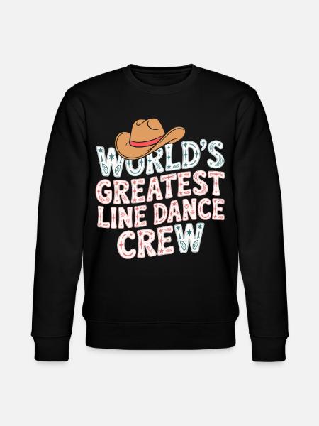 World's Best Line Dance Crew - Stanley/Stella CHANGER Unisex Organic Sweatshirt - black