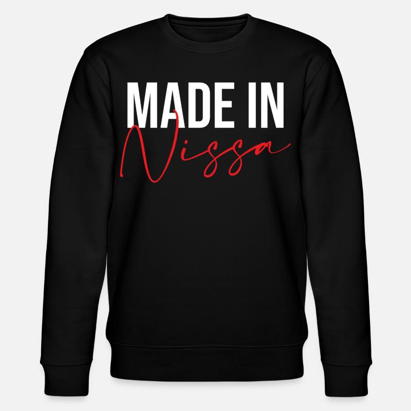 Made in Nissa - Stanley/Stella Unisex Bio-Sweatshirt CHANGER  - Schwarz
