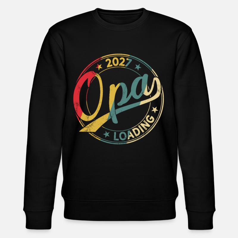 Opa 2027 Loading Werdender Opa 2027 - Stanley/Stella Unisex Bio-Sweatshirt CHANGER  - Schwarz