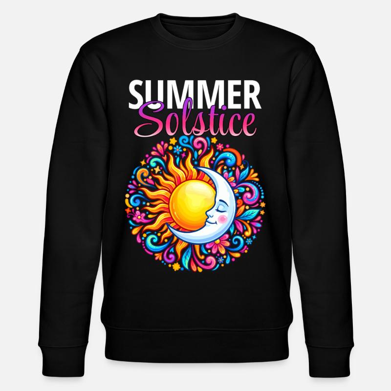 Litha Pagan Solstice d’été Midsommar - Sweat bio CHANGER Stanley/Stella Unisexe - noir