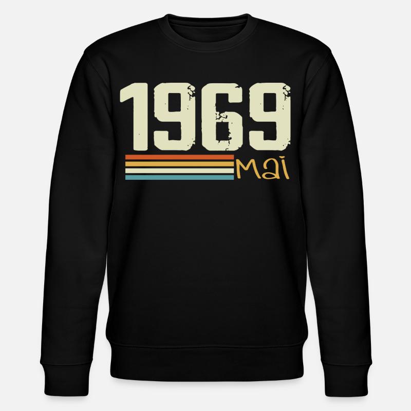 Mai 1969 - Sweat bio CHANGER Stanley/Stella Unisexe - noir