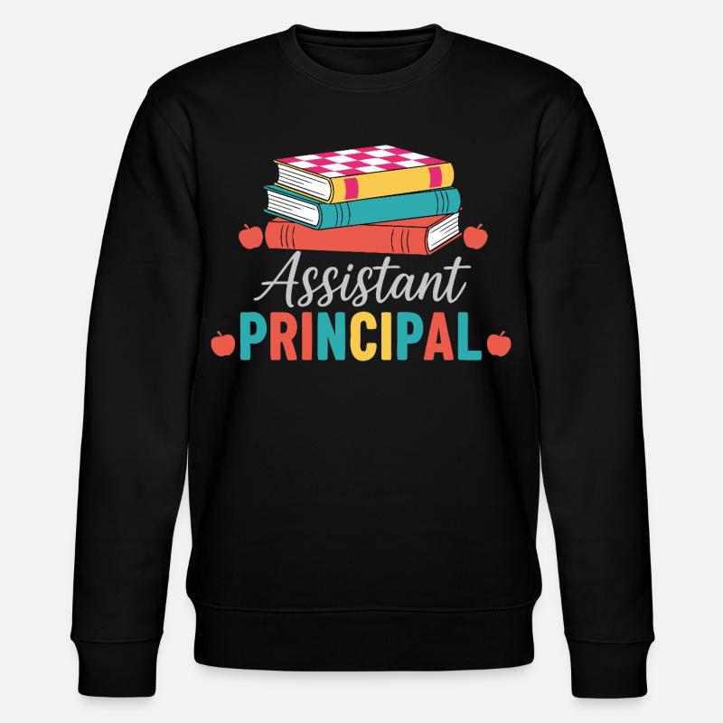 Konrektor Assistant Principal Bücher - Stanley/Stella Unisex Bio-Sweatshirt CHANGER  - Schwarz