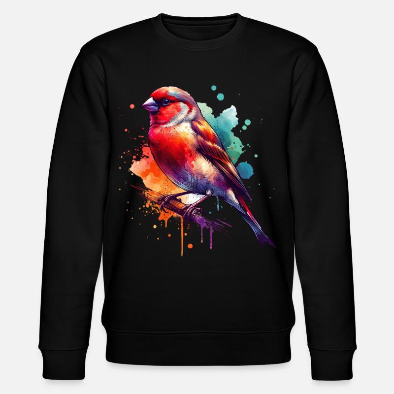 Japanisches Mövchen Geschenk - Stanley/Stella Unisex Bio-Sweatshirt CHANGER  - Schwarz