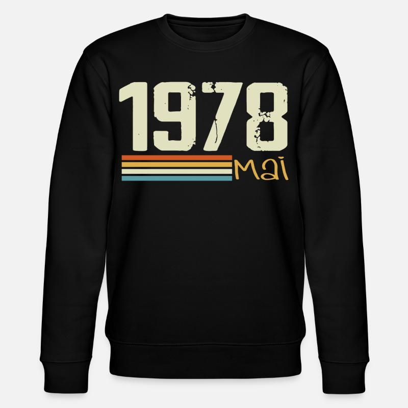 Mai 1978 - Sweat bio CHANGER Stanley/Stella Unisexe - noir