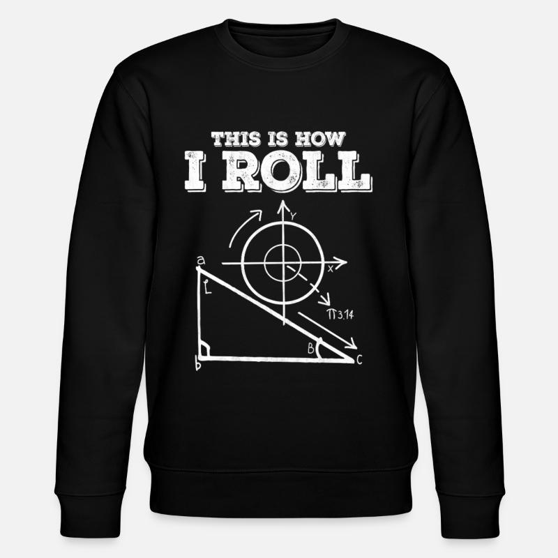 So mache ich ein Mathediagramm - Stanley/Stella Unisex Bio-Sweatshirt CHANGER  - Schwarz