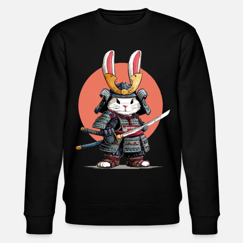 Guerrier Samouraï Lapin - Sweat bio CHANGER Stanley/Stella Unisexe - noir