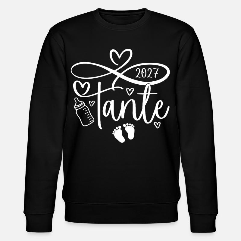 Tante 2027 - Stanley/Stella Unisex Bio-Sweatshirt CHANGER  - Schwarz