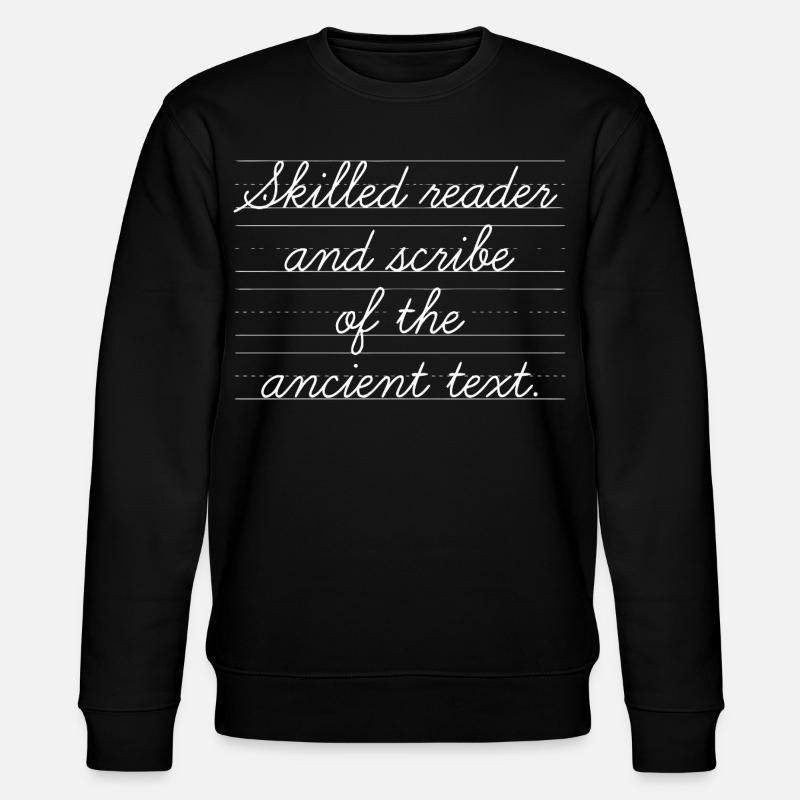 Lecteur et scribe passionné d’histoire - Sweat bio CHANGER Stanley/Stella Unisexe - noir