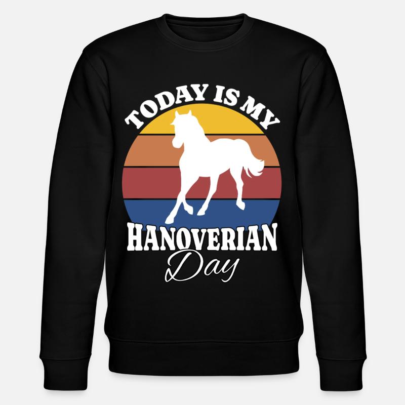 Hannoveraner Hanoverian - Stanley/Stella Unisex Bio-Sweatshirt CHANGER  - Schwarz