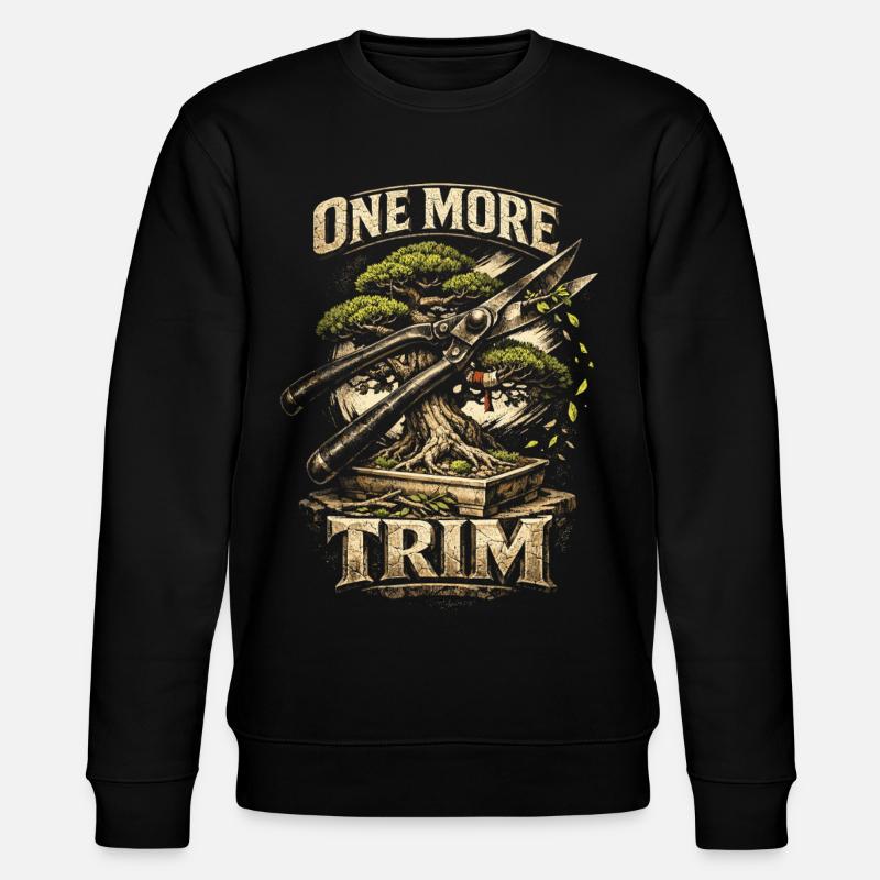 Bonsai Tree One More Trim - Stanley/Stella CHANGER Unisex Organic Sweatshirt - black