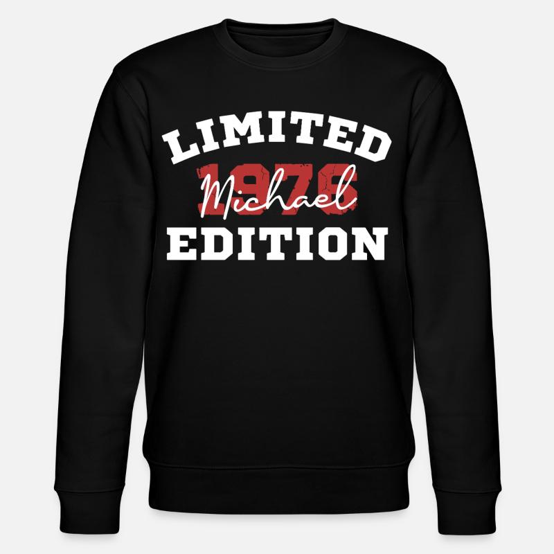 Édition limitée Michael 1976 - Sweat bio CHANGER Stanley/Stella Unisexe - noir