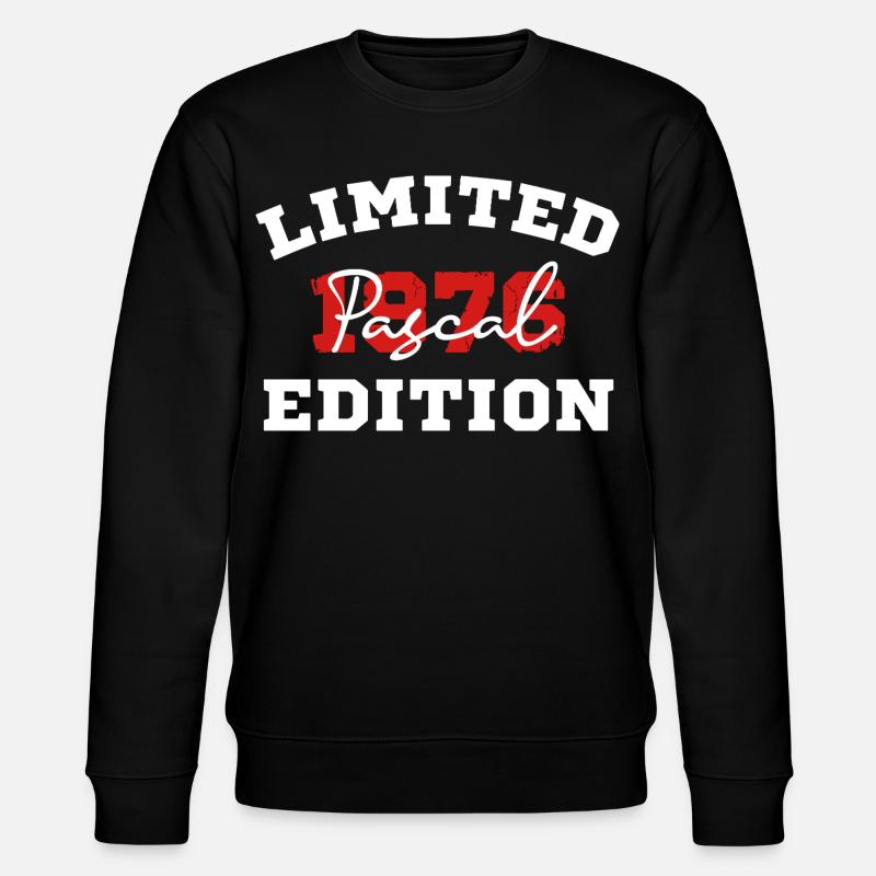 Limited Edition Pascal 1976 - Stanley/Stella CHANGER Unisex Organic Sweatshirt - black