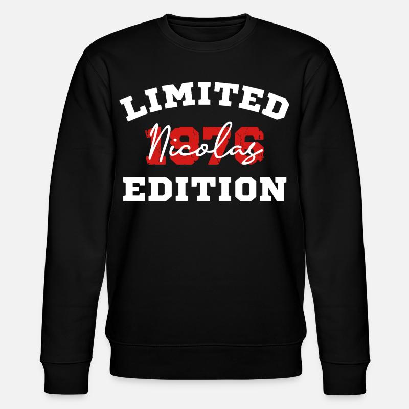 Limitierte Auflage Nicolas - Stanley/Stella Unisex Bio-Sweatshirt CHANGER  - Schwarz