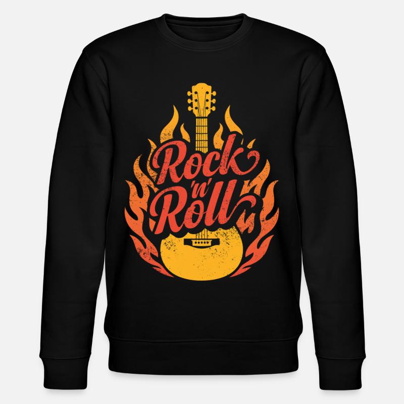 Rock and roll - Sweat bio CHANGER Stanley/Stella Unisexe - noir