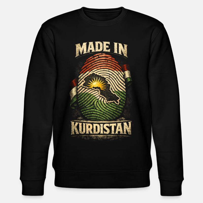 Fabriqué au Kurdistan, kurde, kurde - Sweat bio CHANGER Stanley/Stella Unisexe - noir
