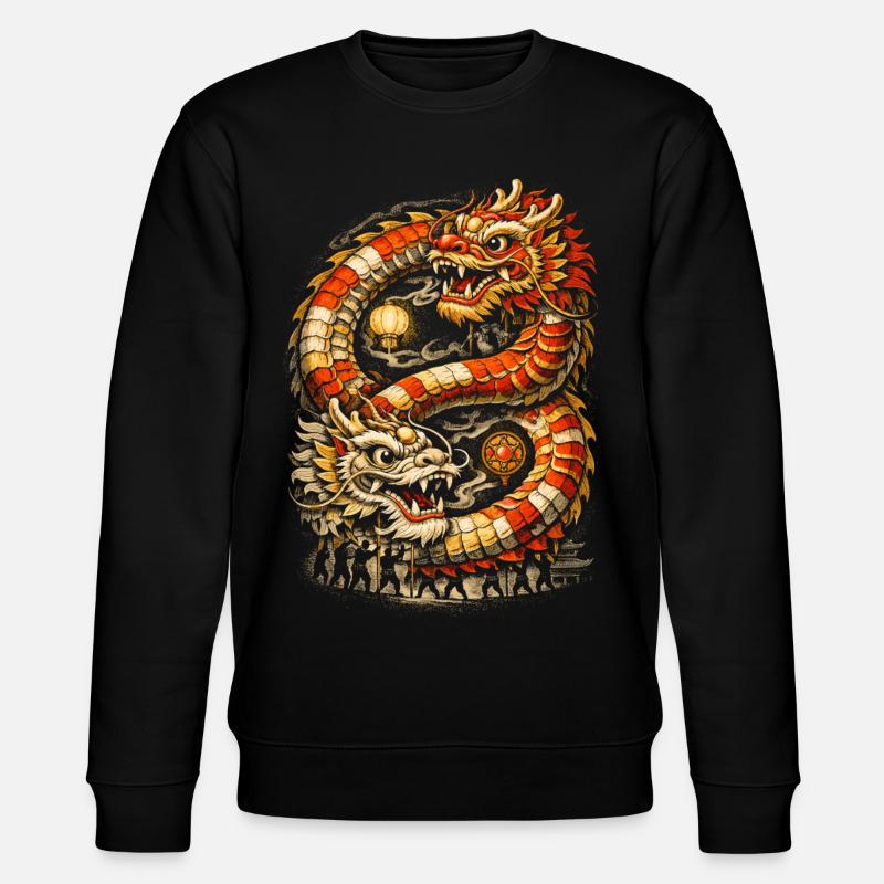 Danse du Dragon Drachentanz - Sweat bio CHANGER Stanley/Stella Unisexe - noir