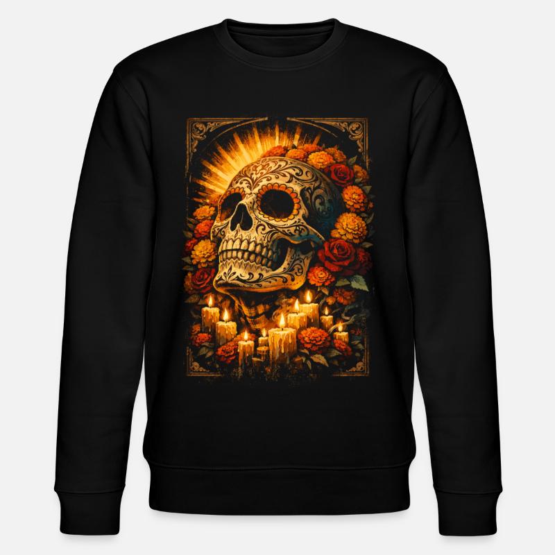 Dia De Los Muertos - Stanley/Stella Unisex Bio-Sweatshirt CHANGER  - Schwarz