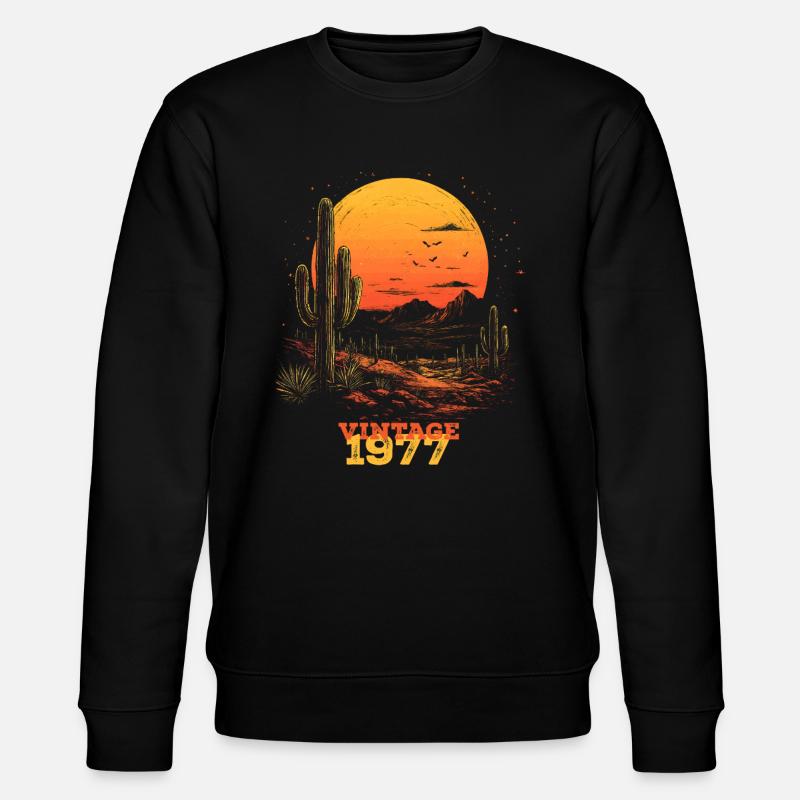 Millésime 1977 - Sweat bio CHANGER Stanley/Stella Unisexe - noir