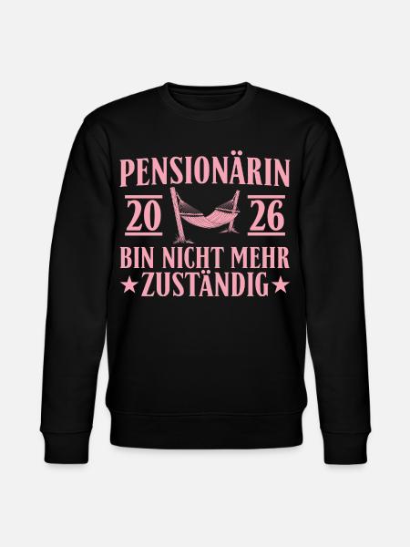 Retraité 2026 - Don non responsable - Sweat bio CHANGER Stanley/Stella Unisexe - noir
